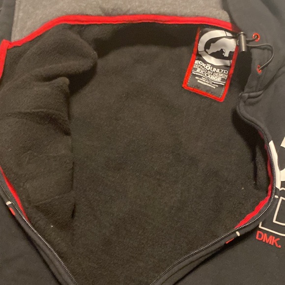 ECKO UNLIMITED MENS FULL ZIP HOODIE SIZE 2X-LARGE COLOR BLACK - Picture 9 of 11